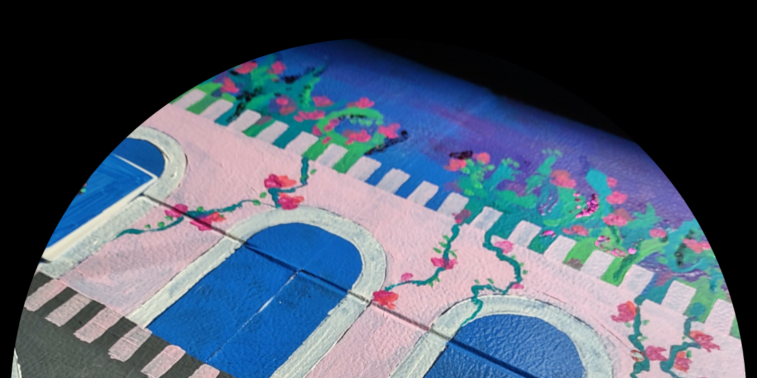 Painted game board