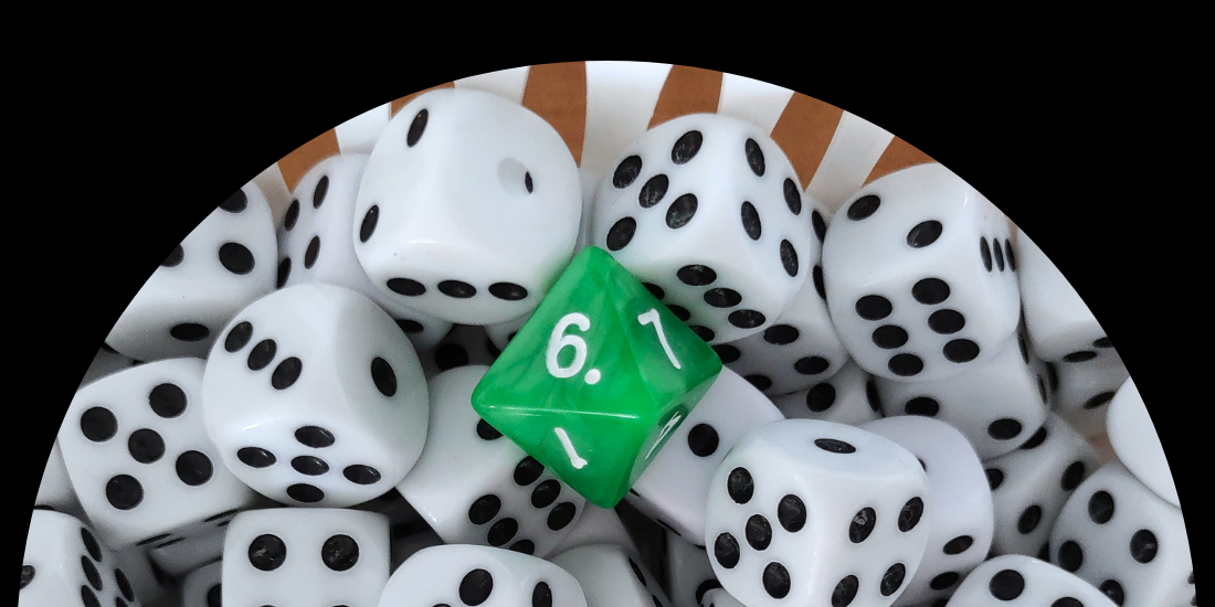 Game die in basket